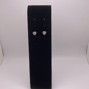.925 Sterling silver initial letter L earrings